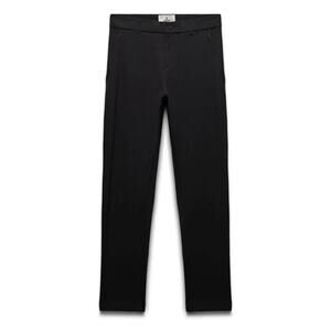 Reigning Champ Stretch Warp Knit Coach's Slim Pants Men's Size 34 Black Mid Rise
